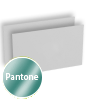 Visitenkarten quer 5/5 farbig 90 x 50 mm mit einseitigem vollflächigem UV-Lack <br>beidseitig bedruckt (CMYK 4-farbig + 1 Pantone-Sonderfarbe)